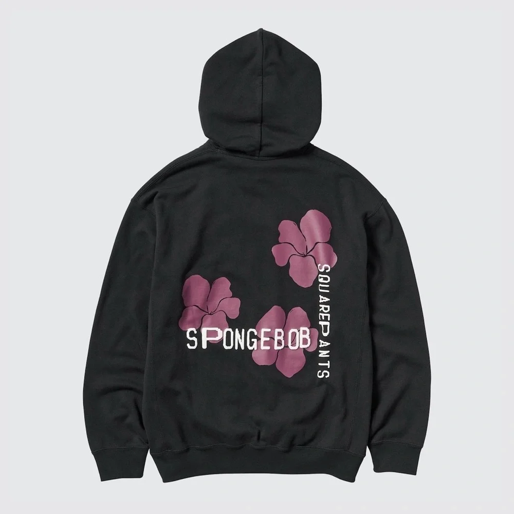 NWT SpongeBob SquarePants Cactus Plant Flea Market Sweat Hoodie - Picture 3 of 8